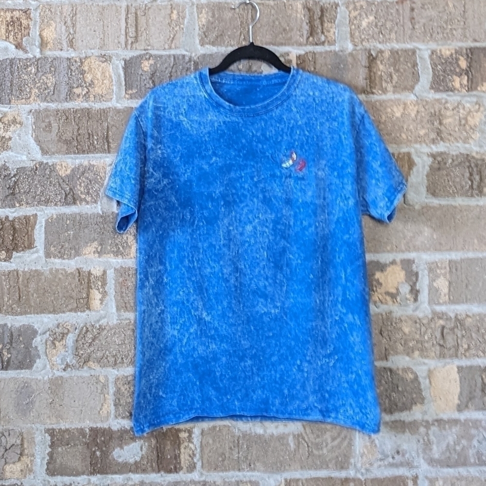 Sedona Arizona Acid Wash Kokopelli Short Sleeve T-shirt Embroidered Size Small - Picture 4 of 4
